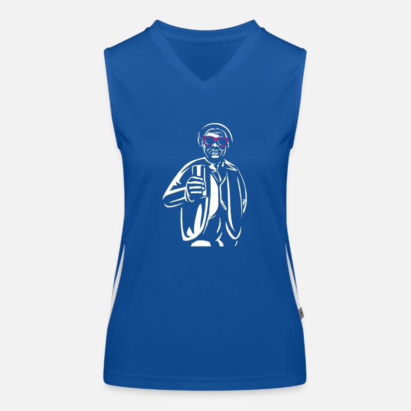 Mainzer Schoppenstecher Funktionelles Kontrast-Tank Top für Frauen