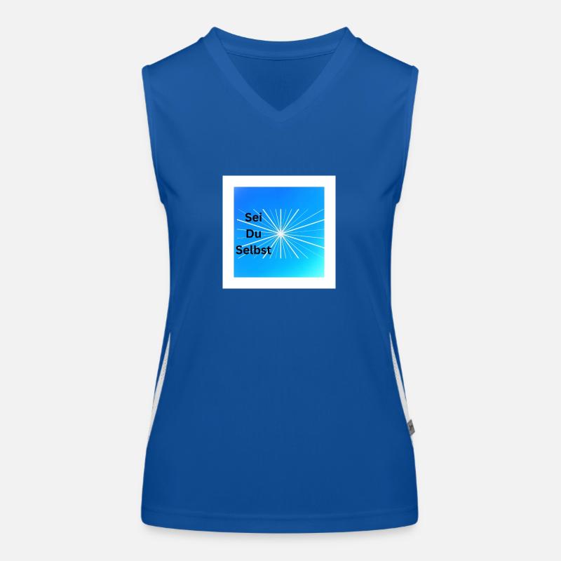 Sei Du Selbst Funktionelles Kontrast-Tank Top für Frauen