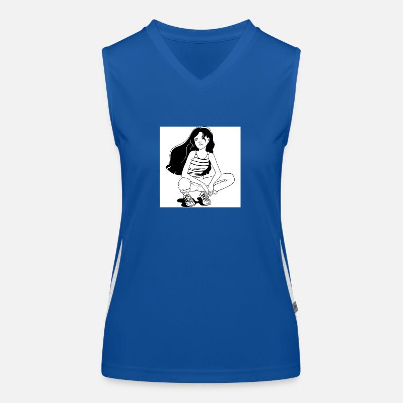 Mode Mädchen Funktionelles Kontrast-Tank Top für Frauen