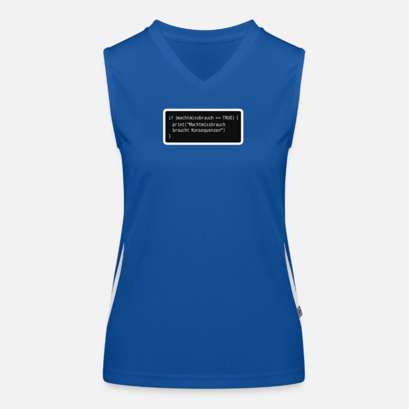 Abus Débardeur respirant contrasté Femme