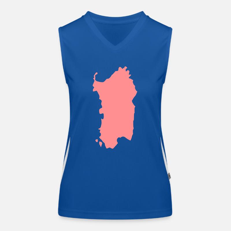 Sardaigne Débardeur respirant contrasté Femme