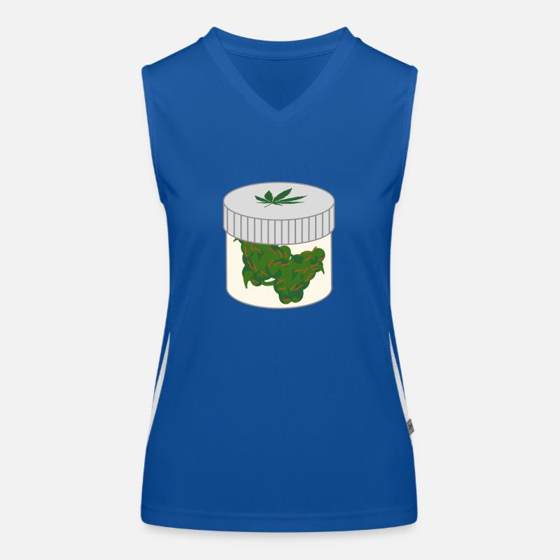 Cannabis Dose Funktionelles Kontrast-Tank Top für Frauen