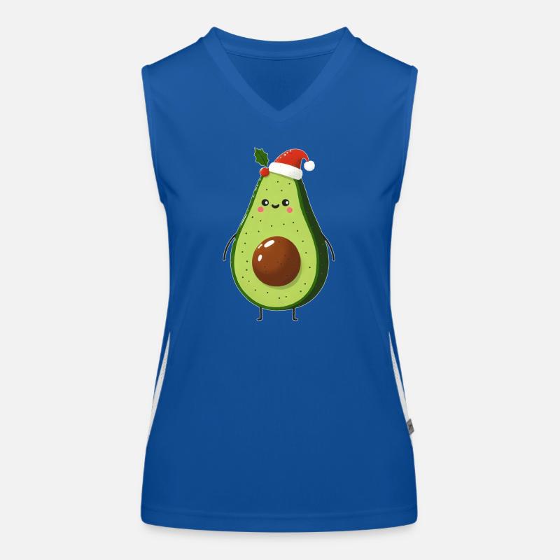 Avocat de Noël Père Noël Gui Débardeur respirant contrasté Femme