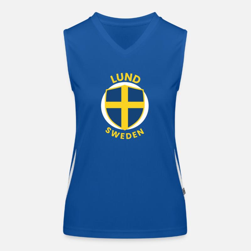 Lund Shield Schweden Funktionelles Kontrast-Tank Top für Frauen