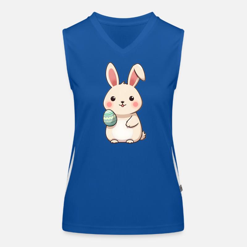Easter Bunny Women's Functional Contrast Tank Top