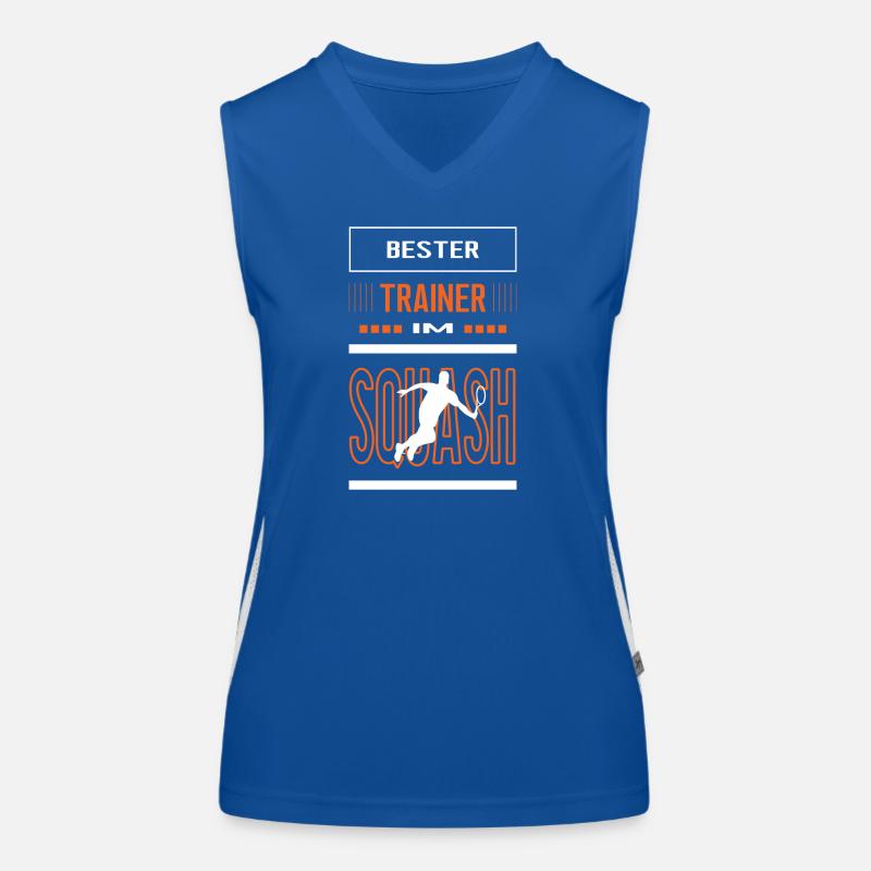 Bester Squash Trainer Squashtrainer Training Funktionelles Kontrast-Tank Top für Frauen