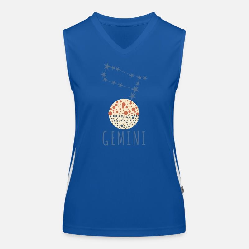 Das Sternbild Zwillinge Funktionelles Kontrast-Tank Top für Frauen