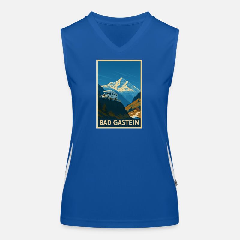 Sonnblick in Bad Gastein Funktionelles Kontrast-Tank Top für Frauen