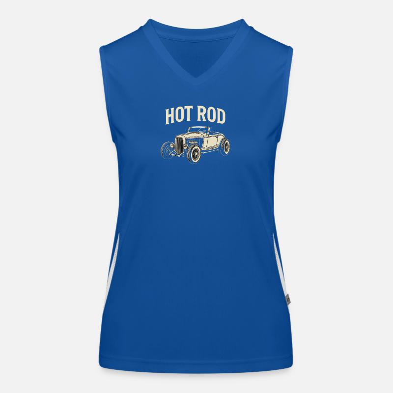 Hot Rod Imprimé Classique Débardeur respirant contrasté Femme