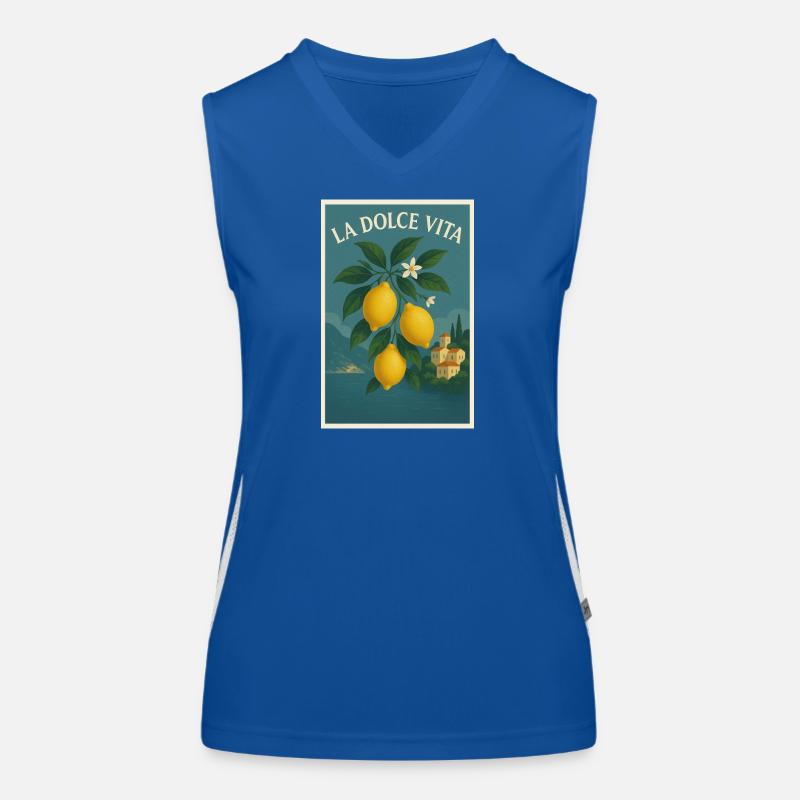 La Dolce Vita Funktionelles Kontrast-Tank Top für Frauen