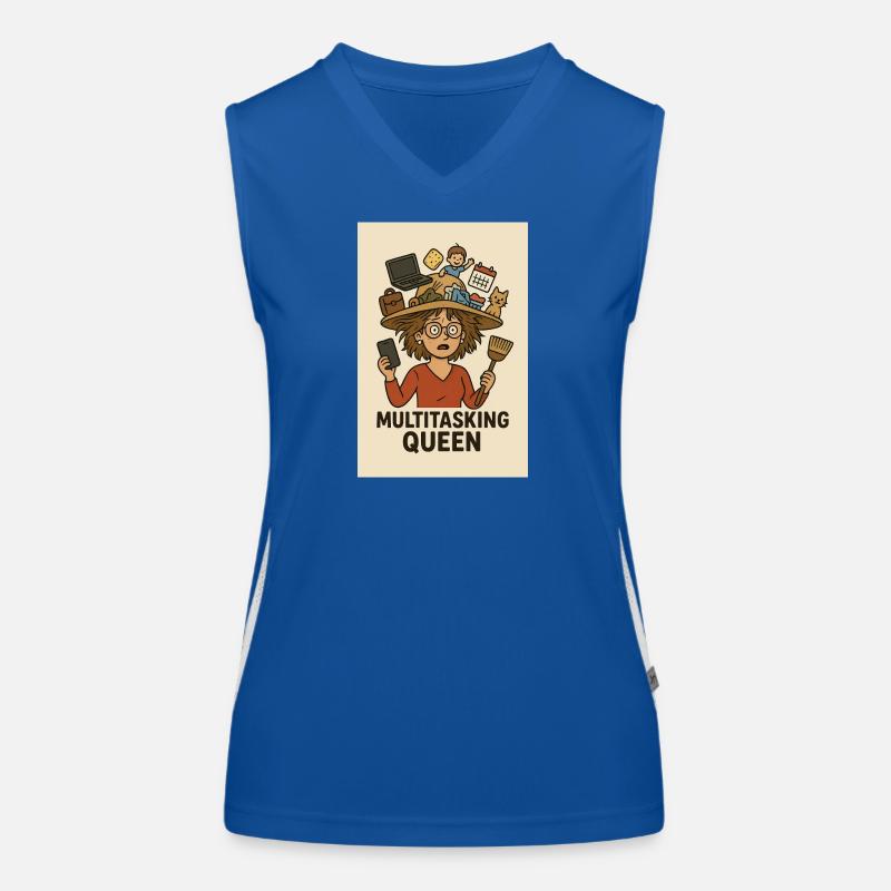 Reine du multitâche Débardeur respirant contrasté Femme