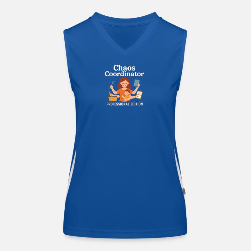 Chaos Coordinator – Professional Edition mama Funktionelles Kontrast-Tank Top für Frauen