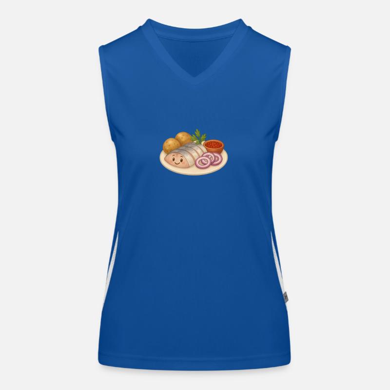 Hareng avec pommes de terre Débardeur respirant contrasté Femme