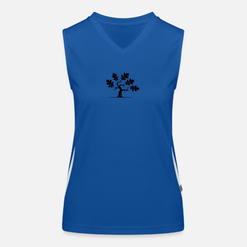 Oak Bonsai Tree Women's Functional Contrast Tank Top