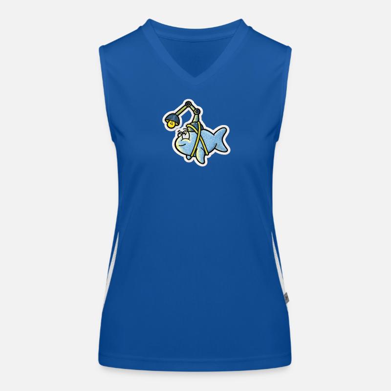 Poisson-lanterne Débardeur respirant contrasté Femme