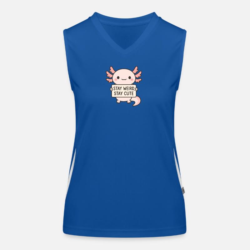 Restez étrange, restez mignon Débardeur respirant contrasté Femme