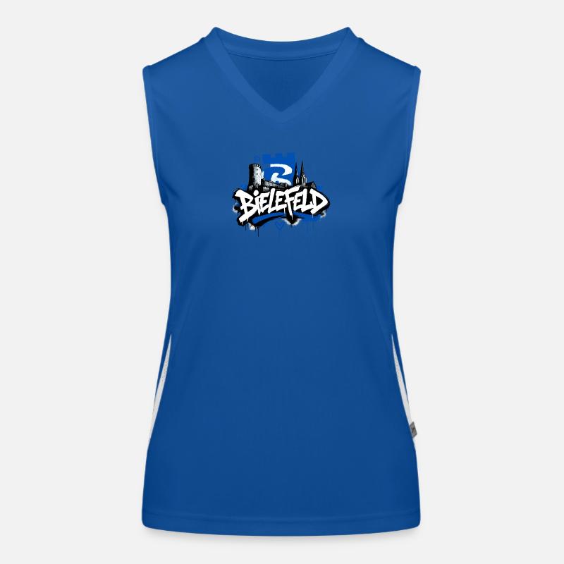 Mein Bielefeld Funktionelles Kontrast-Tank Top für Frauen