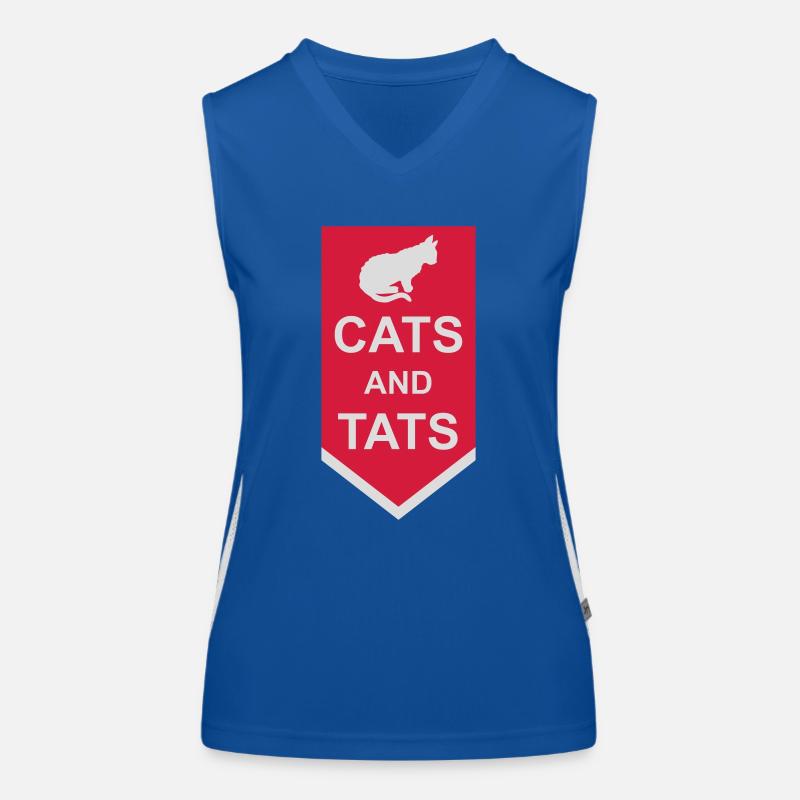 Citation de chats et de tats Débardeur respirant contrasté Femme