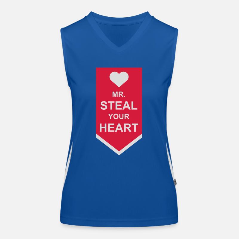 mr steal your heart Funktionelles Kontrast-Tank Top für Frauen