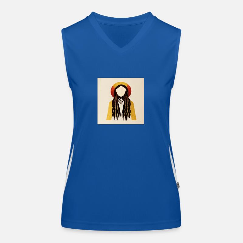 Jamaica Rastfarian Women's Functional Contrast Tank Top