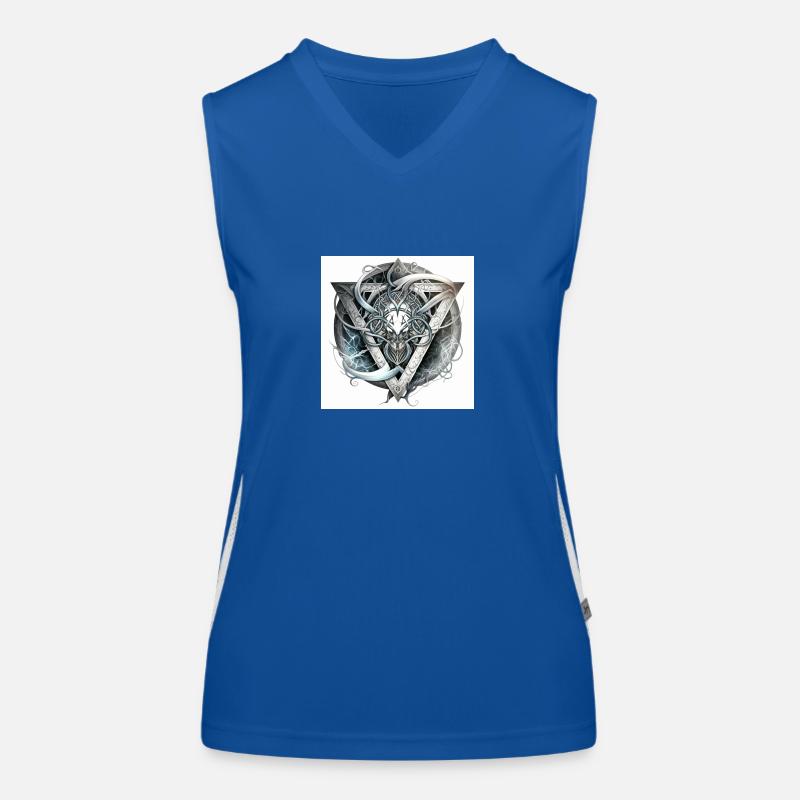 gemeaux abstrait Débardeur respirant contrasté Femme