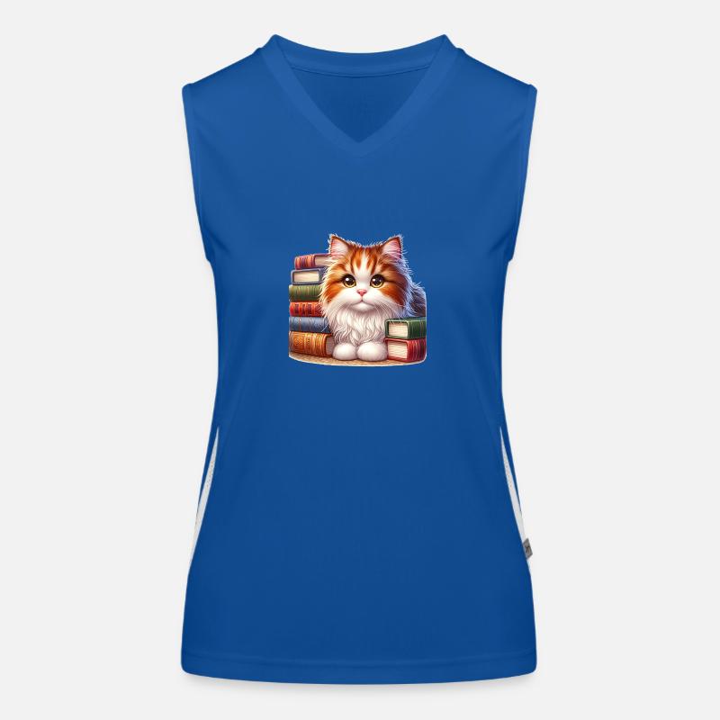 Curiosity in the Stacks Funktionelles Kontrast-Tank Top für Frauen