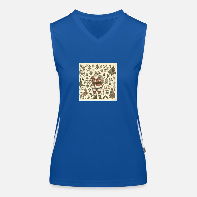 Design d’hiver Débardeur respirant contrasté Femme