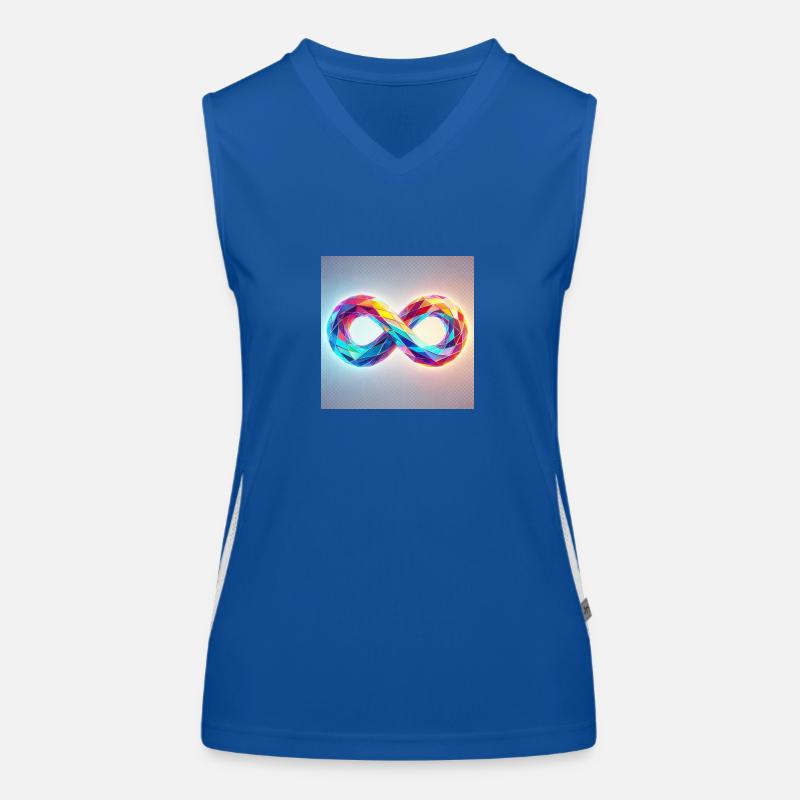 Infinity, prism rainbow Women's Functional Contrast Tank Top