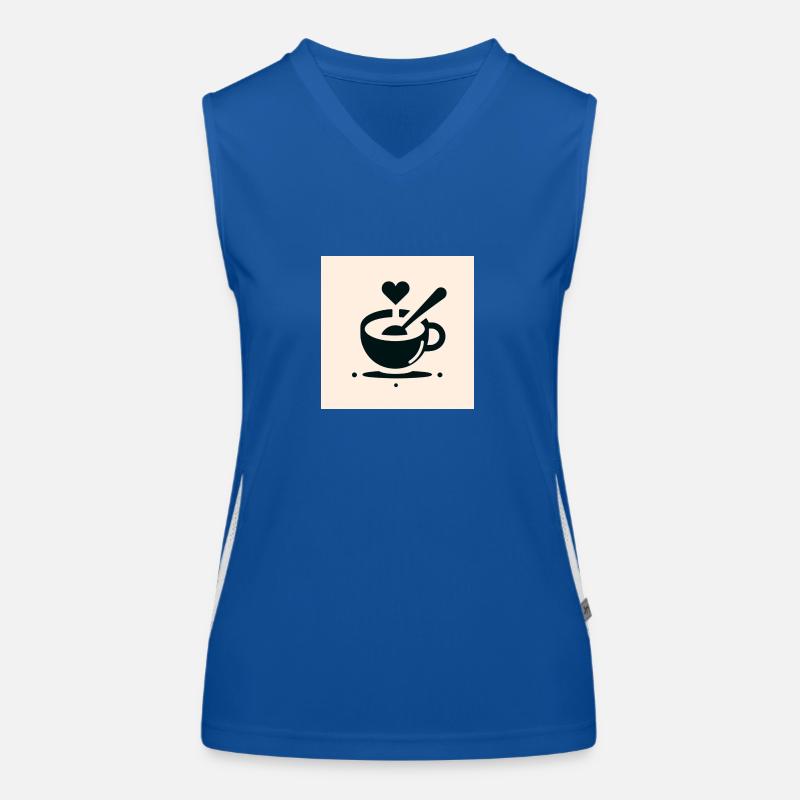 café Débardeur respirant contrasté Femme