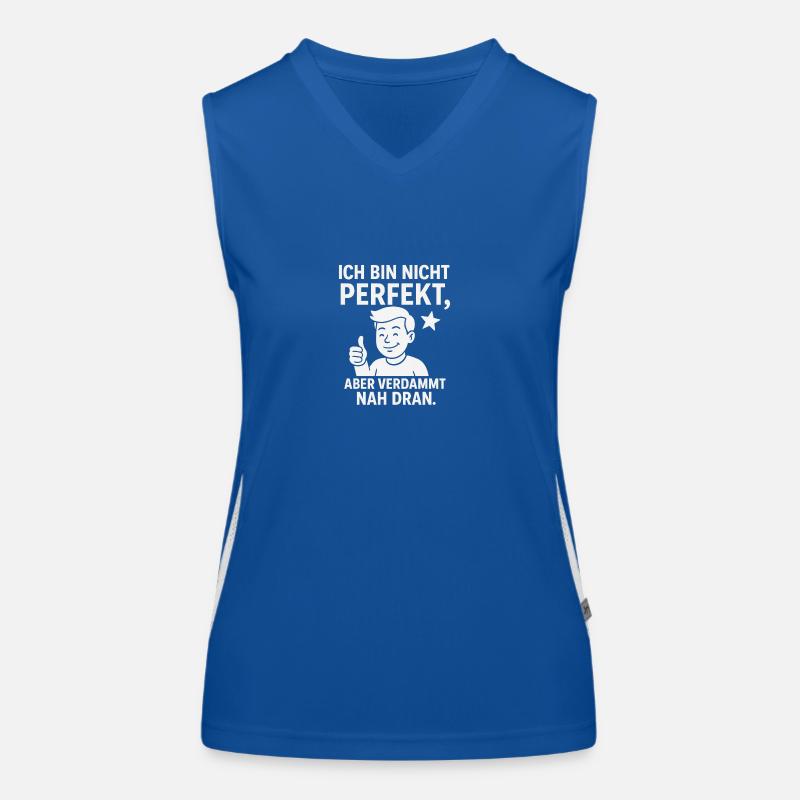 Nicht perfekt – aber verdammt nah dran! Funktionelles Kontrast-Tank Top für Frauen