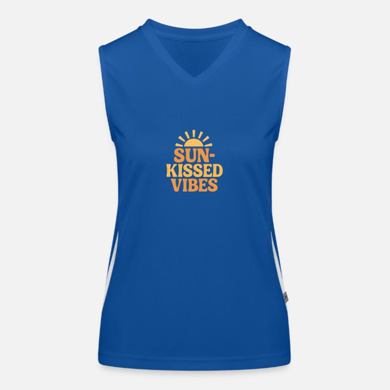 Sun‑Kissed Vibes Funktionelles Kontrast-Tank Top für Frauen
