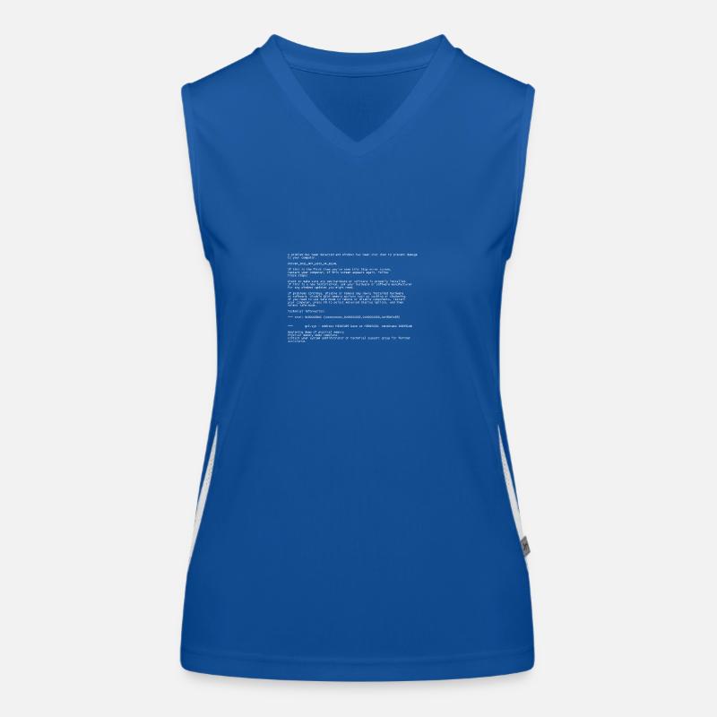 Blue Screen Women's Functional Contrast Tank Top