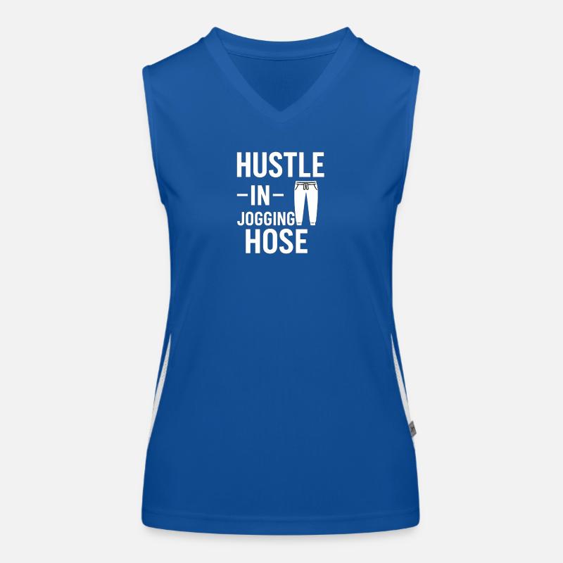 Hustle in sweatpants Women's Functional Contrast Tank Top