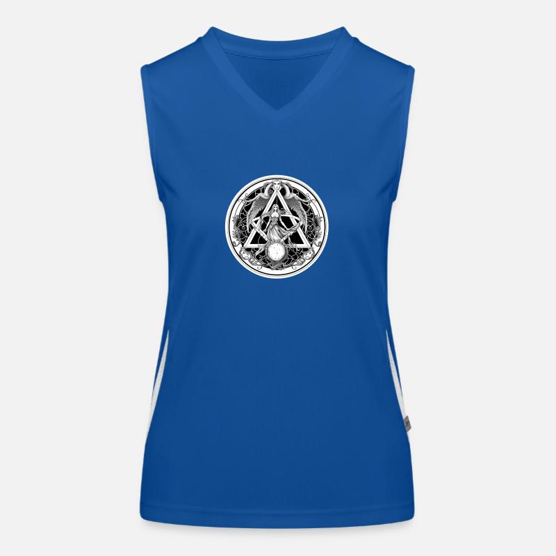 Déesse illuminati Débardeur respirant contrasté Femme