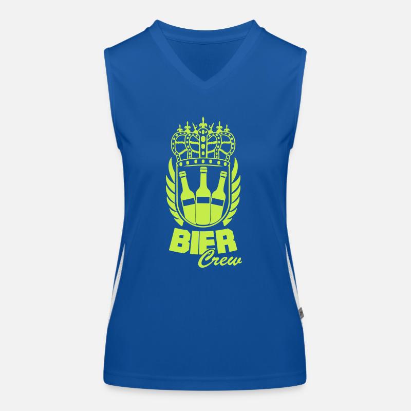 bier crew Funktionelles Kontrast-Tank Top für Frauen