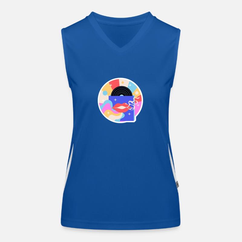 DISC Débardeur respirant contrasté Femme