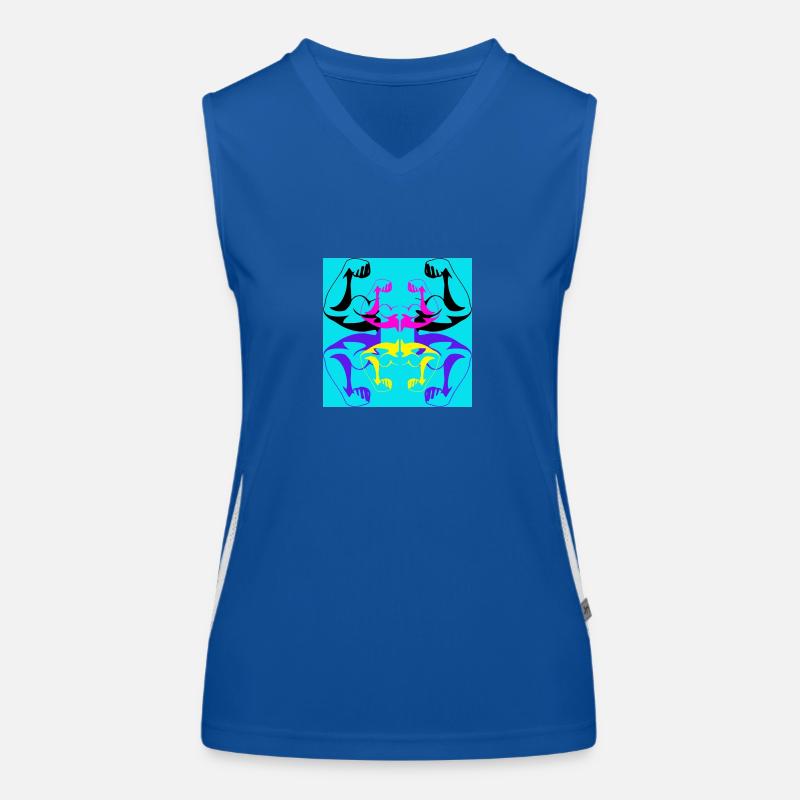 Funky Cool Powerful Débardeur respirant contrasté Femme