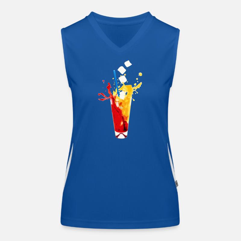 summerdrink freezing cold Funktionelles Kontrast-Tank Top für Frauen