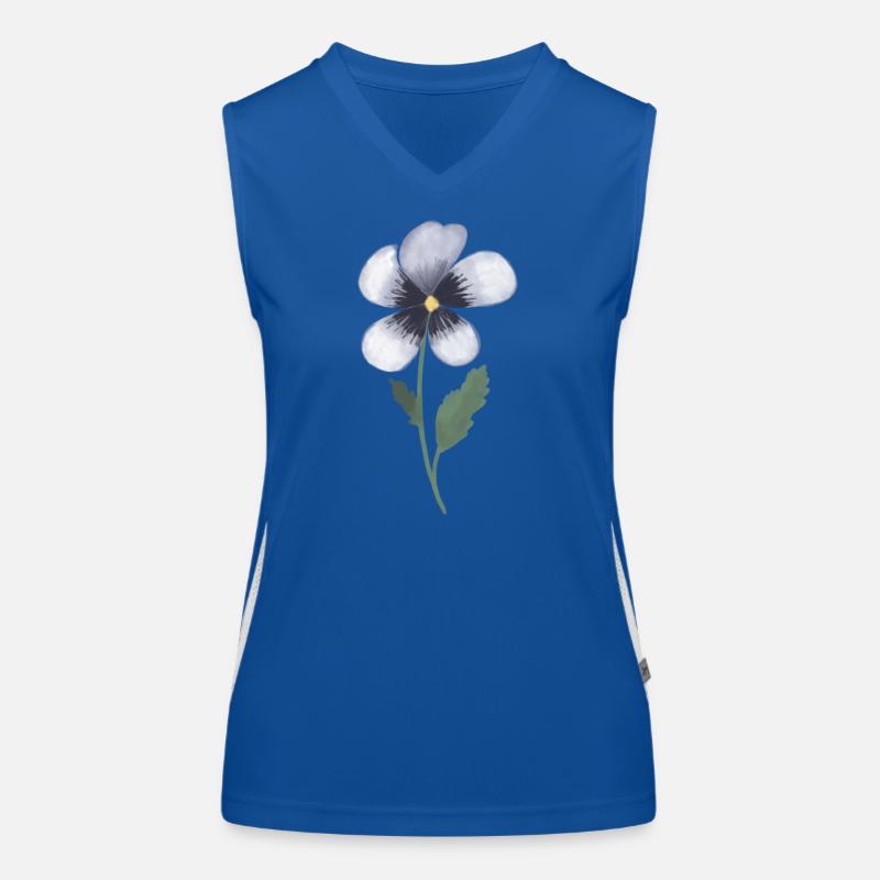 Pansy Violet Women's Functional Contrast Tank Top