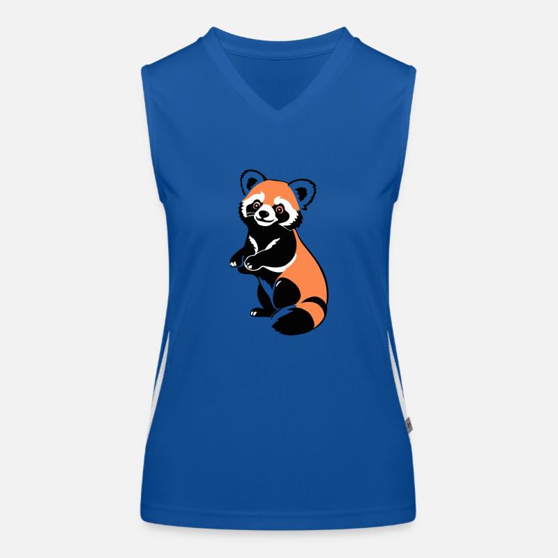 Amour panda roux - Pet Design Débardeur respirant contrasté Femme