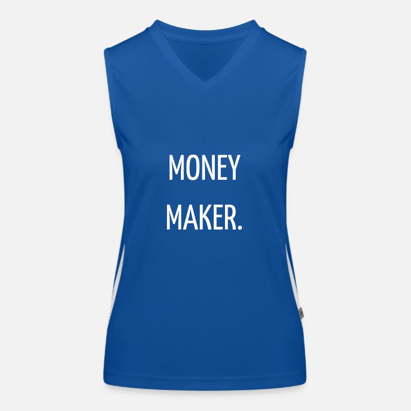 Money maker Women's Functional Contrast Tank Top