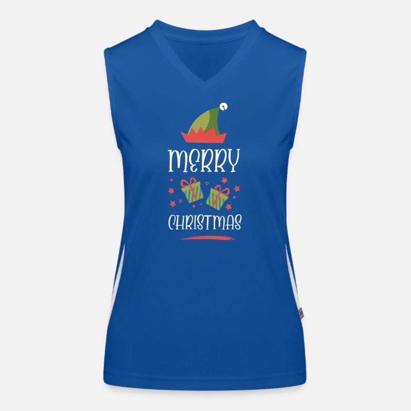Joyeux Noël Débardeur respirant contrasté Femme