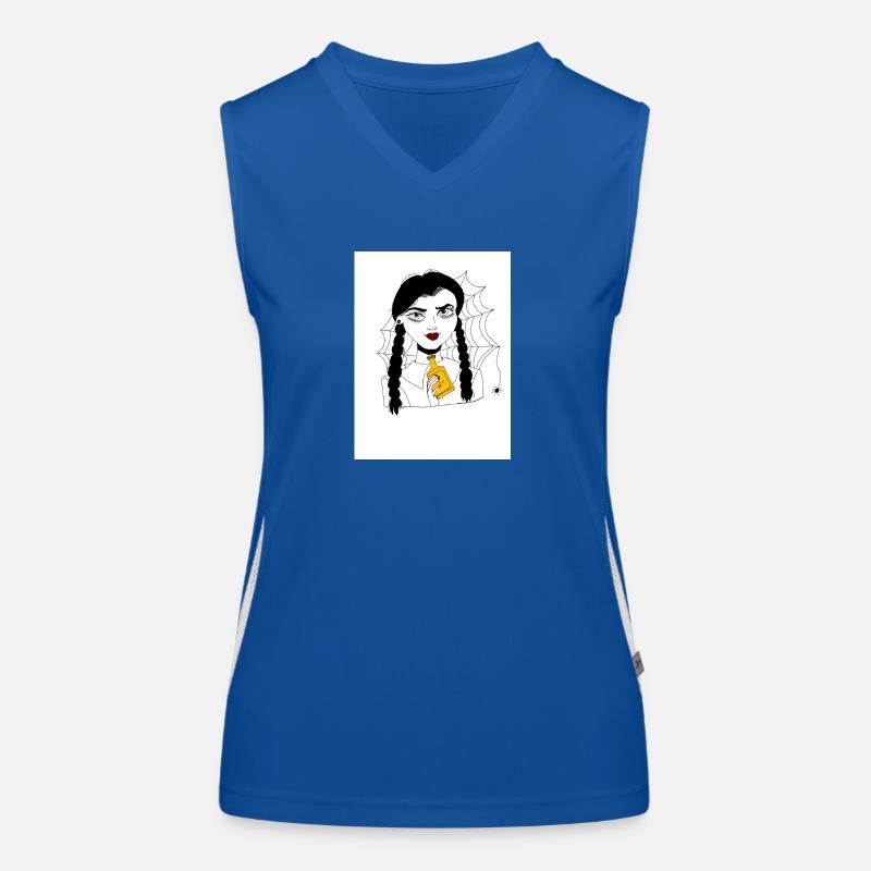 Emo Mädchen Funktionelles Kontrast-Tank Top für Frauen