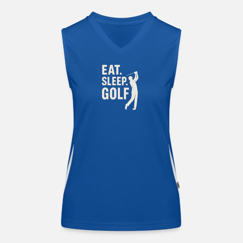 Manger Dormir Golf Débardeur respirant contrasté Femme