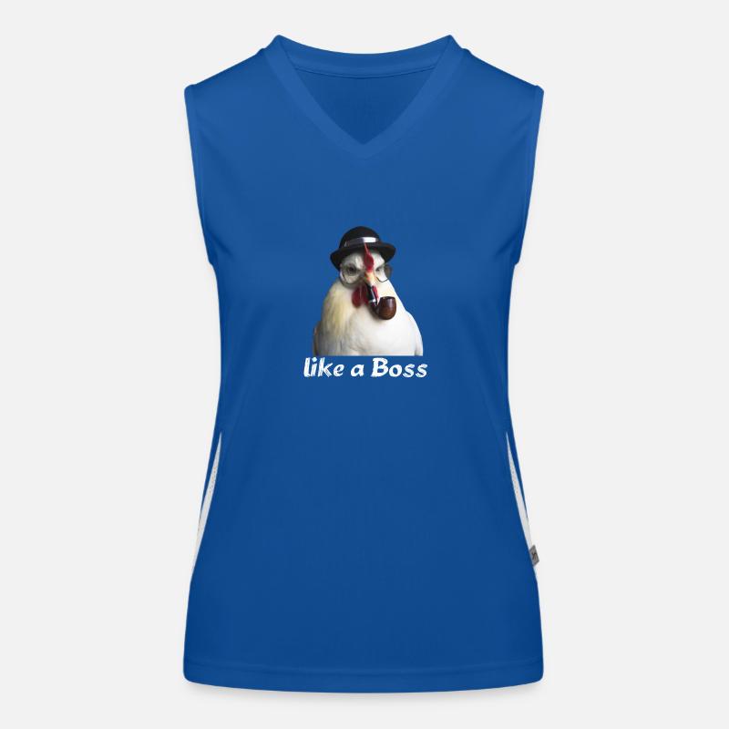 Rooster Boss Women's Functional Contrast Tank Top