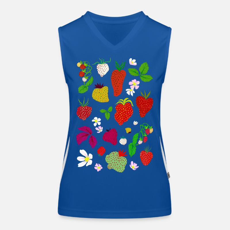 ERDBEEREN Funktionelles Kontrast-Tank Top für Frauen