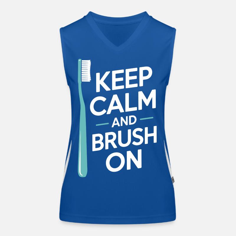 Ingénierie dentaire de précision Artwork Débardeur respirant contrasté Femme