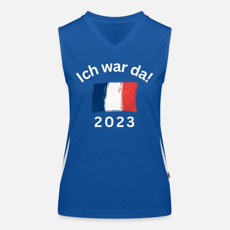 Ich war da 2023 Funktionelles Kontrast-Tank Top für Frauen