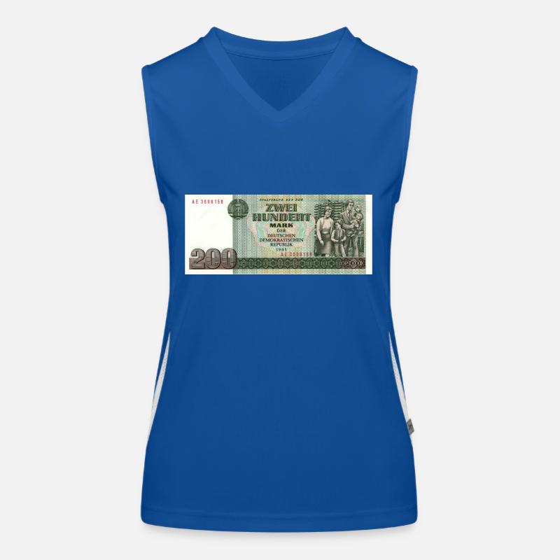 200 marks der ddr Débardeur respirant contrasté Femme