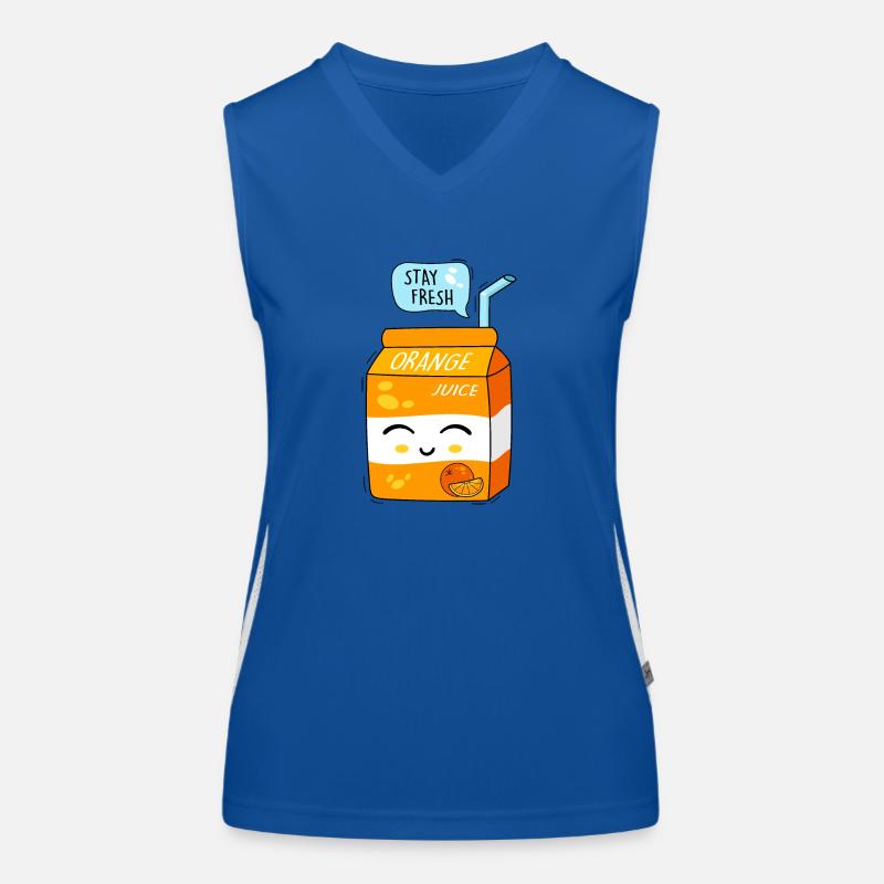 Saft und Glück Funktionelles Kontrast-Tank Top für Frauen